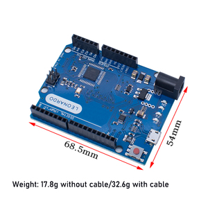 <span class=keywords><strong>Leonardo</strong></span> <span class=keywords><strong>R3</strong></span> Microcontrolador Atmega32u4 Placa de desarrollo con cable USB compatible - Product Image 4