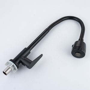 TB-5209BK TengBo üretimi siyah 304 paslanmaz çelik <span class=keywords><strong>rubinetto</strong></span> cucina keran tek delik musluklar soğuk su musluk mutfak lavabo - Product Image 3
