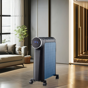 Riscaldatore elettrico con telecomando LED touch screen 24 ore timer e impostazioni di controllo della temperatura per il soggiorno domestico - Product Image 1