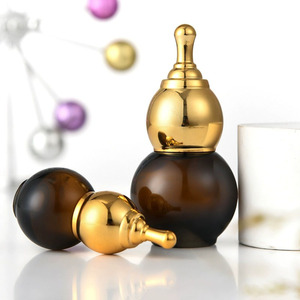 New Amber Double <strong>Gourd</strong> Bottle 10ml 20ml 30ml 50ml Essential <strong>Oil</strong> Adjustable Essential <strong>Oil</strong> Bottle - Product Image 5