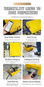 Automatic Guided <strong>Material</strong> Transport Robot <strong>Platform</strong> Transfer Cart Vehicle Heavy <strong>Load</strong> Automated Guided Rail Agv - Product Image 3