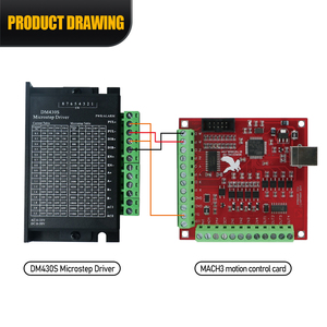 0.2-3.2A 8-50VDC 300KHz DM430S Nema 17 Stepper Motor Driver - Product Image 4