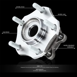 ชุดประกอบดุมล้อหน้า OEM เข้ากันได้40202-4BA0A กับ2014-2016 Rogue - Product Image 6