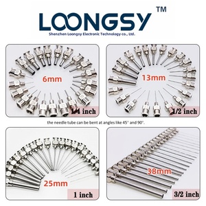 2025 Precisão 1/2 ''13MM Cola Inoxidável Agulha De Plástico Dispensação De Cola Agulha De Aço Industrial 8G-32G Agulha Blunt - Product Image 5