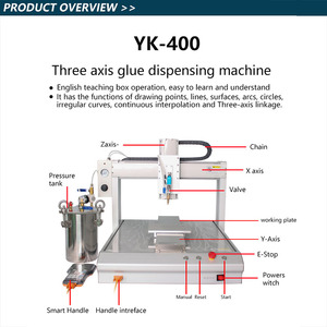 YK-400 Factory <strong>Direct</strong> Accurate Pu Glue Dispenser Machine Support On-demand Customization - Product Image 2