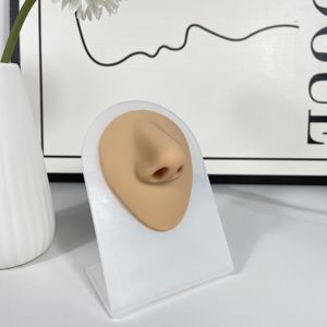 OPP torba modeli dövme delinme uygulama simülasyon insan vücut parçası Piercing modeli ekran kulak burun dudak göbek silikon Unisex - Product Image 6