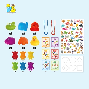 KS Montessori ของเล่นฝึกทักษะการนับของเล่นรูปสัตว์แบบนุ่มสีรุ้ง - Product Image 2