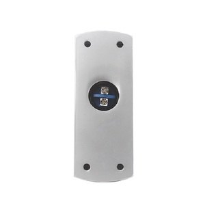 Interruttore a pulsante per il sistema di controllo degli accessi per porte strette a montaggio superficiale in lega di zinco - Product Image 3