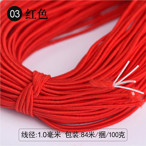 OKAY <strong>High</strong> <strong>Quality</strong> 1MM Assorted Color Round Elastic Rubber Rope <strong>String</strong> for Bracelets, Necklace, Jewelry Making and Crafts - Product Image 4