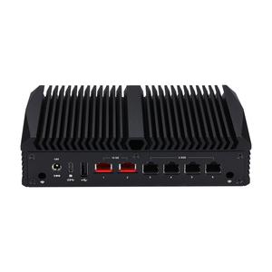 K10922H6 Firewall Switch DDR5 N100 Prozessor 2 * 10Gbe und 4*2,5 Gbe LAN Lüfter loser Linux Mini PC - Product Image 1
