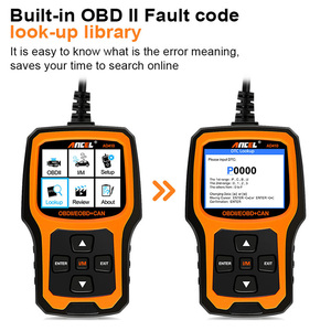 Lettore di codice automobilistico professionale ANCEL AD410 strumenti diagnostici per Auto OBD2 Free Fraze Evap System Test aggiornamento gratuito Scanner automatico