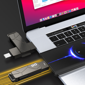 แฟลชไดรฟ์ USB3.2 DM ชนิด C PD198 64G 128G 256G พร้อมพอร์ตคู่สำหรับสมาร์ทโฟนและคอมพิวเตอร์ - Product Image 3