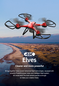 2.4g Wifi Transmission Small Drone Smart Altitude Hold Headless Mode One Key <strong>Return</strong> Fpv Racing Drone with Camera 4k 480p UAV - Product Image 2