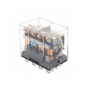 PCB Relays Supplier LY4-AC12 LY General Purpose Power Relay Over <strong>2</strong> Amps 4PDT <strong>4</strong> Form C 12VAC Coil Socketable LY4AC12 Plug In