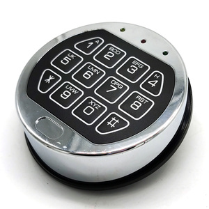 Prezzo economico tastiera rotonda cromata combinazione elettronica blocco codice password per cassetta di sicurezza e sportello del bancomat - Product Image 6