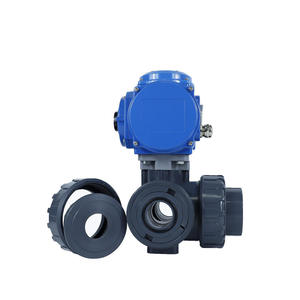 บอลวาล์วไฟฟ้าสำหรับระบบน้ำ DN40พีวีซี PPH ABS บอลวาล์วปรับแต่งได้ DN50 PN10 - Product Image 2