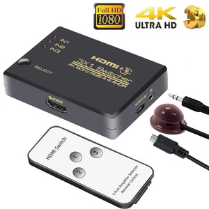 Interruptor HDMI 3x1 de alta calidad, convertidor divisor DE Control IR, 4K60Hz, HDCP 2,2, 3 puertos, conmutación automática, hdmi - Product Image 4