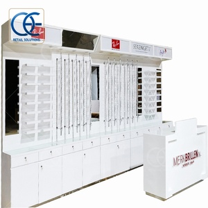 Giá đỡ kính mắt bằng gỗ treo tường, thiết kế hiện đại, tùy chỉnh, trưng bày kính mắt, thiết kế nội thất cửa hàng mắt kính - Product Image 3