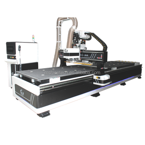 Macchina lineare del router di legno di cnc di atc per il router di cnc di solidwood atc con la tabella di scarico di caricamento automatica - Product Image 1