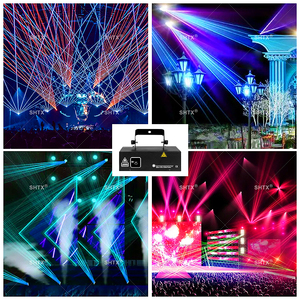 SHTX yüksek kalite 1W 2W 3Watt 3D animasyon Dj lazer işık DMX kontrol Mini lazer ışığı ile sahne parti disko için - Product Image 6