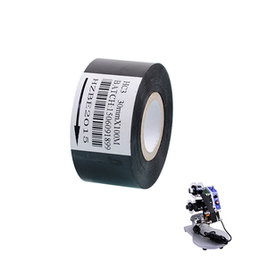 UNIONCODING Expiration Date Coding <strong>Ribbon</strong> 25mm* 100M <strong>Hot</strong> Stamping <strong>Ribbon</strong> for Date Coding Machine - Product Image 1