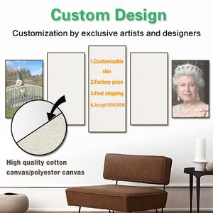 支持聚酯帆布和棉帆布上的定制设计框架图片和海报 - Product Image 5