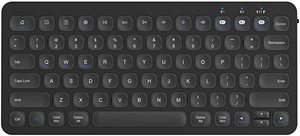 Slim Multi Device Bt Wireless <strong>Keyboard</strong> Compatible <strong>with</strong> Computer Laptop PC <strong>Notebook</strong> for Mac IOS Wireless <strong>Keyboard</strong> - Product Image 3