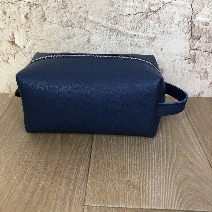Cuero PU azul marino