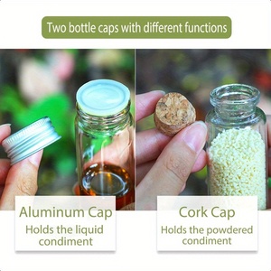 Canvas Bushcraft Spice Kit Portable Waterproof Camping Travel Spice Set Holder Spice Seasoning Bag - Product Image 4