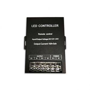 Hochwertiger LED-Controller RGB 30A DC12V 24V Rf 2.4G Touch-Fernbedienung für LED-Leuchten RGB-Controller