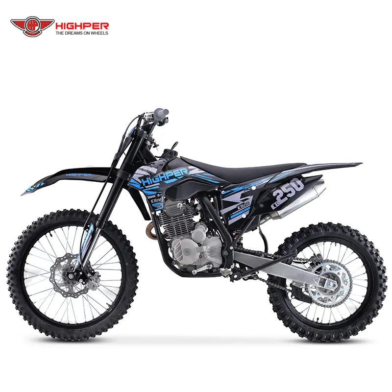 HIGHPER 150cc Off-road motosiklet yetişkin kir bisiklet 250cc enduro diğer motosikletler