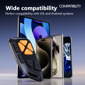 CYKE P4 sessiz taşınabilir 8-Key Bluetooth uzaktan kumanda iOS ve Android sayfa saygısız ile uyumlu, tek bir tıklama ekran dinlenme - Product Image 4
