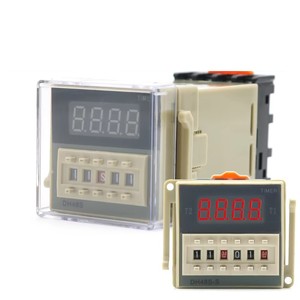 0.1S-99H DH48S-S Digital <strong>LED</strong> Programmable <strong>Timer</strong> Relay Switch Socket Base DC 12V 24V AC 110V 220V Repeat Cycle <strong>Timer</strong> DH48S-1Z 2Z - Product Image 1
