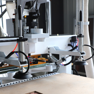 ATC carico automatico di alimentazione e scarico Router CNC per pannelli mobili con NC Studio Syntec Richauto sistemi di controllo - Product Image 4