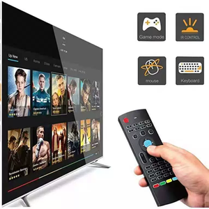 MX3 2.4GワイヤレスABSエアマウス音声ミニLEDリモコンキーボードスマートAndroid TVボックス出荷ヨーロッパフランス