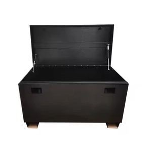 畅销重型金属工作箱高品质铁制工具箱，带锁，用于卡车耐用作业现场工具存储 - Product Image 5