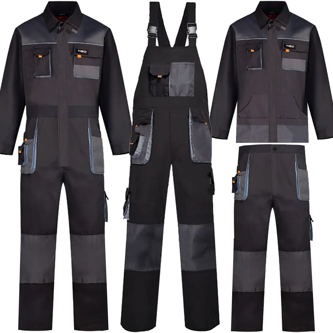 溶接スーツワーキングオーバーオール保護自動車修理ジャンプスーツ耐久性のあるツーリングユニフォームマルチポケットカバーオール作業安全な服