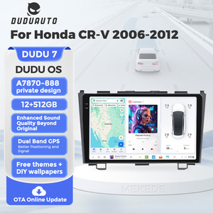 חם duduauto uis7870 תדר כפול gps מכונית רדיו אנדרואיד מכונת מדיה אנדרואיד מכונית-לשחק עבור הונדה CR-V 3 מחדש 2007 - 2011