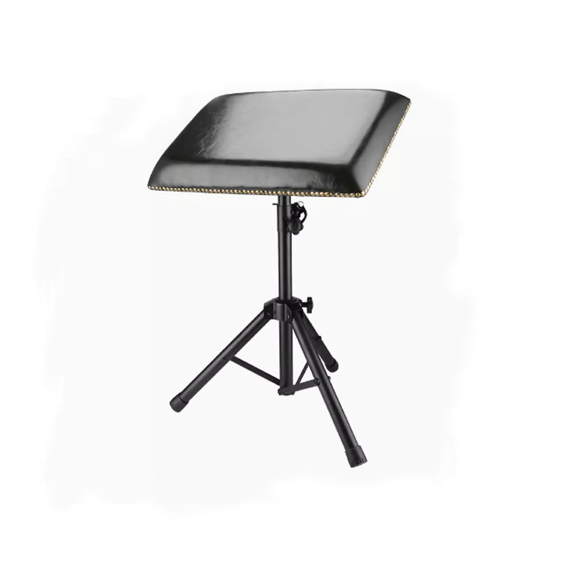 Grand panneau en cuir noir