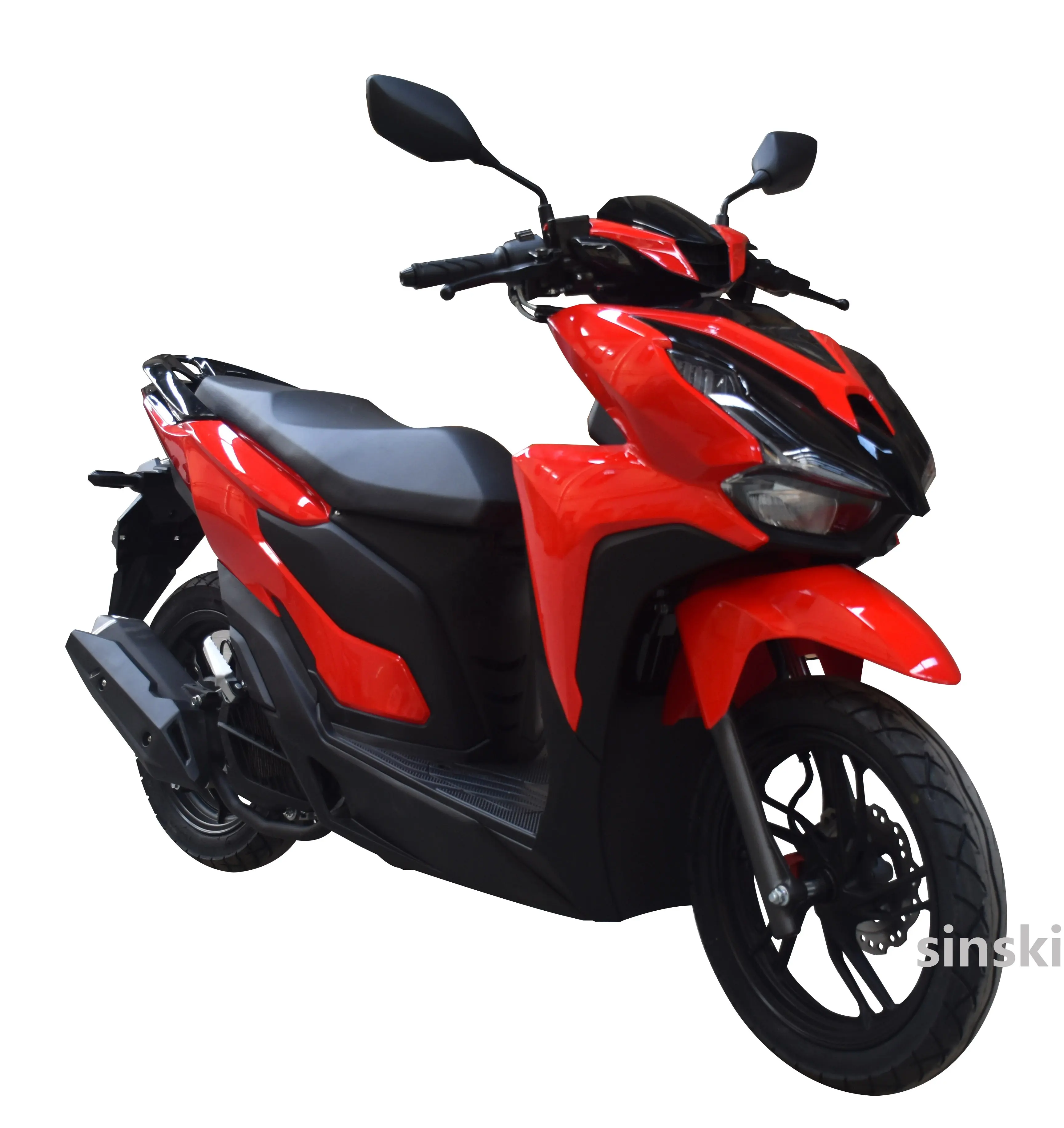 Sinski Motor Skuter Mini Kecepatan Tinggi, Skuter Motor Mini 150cc Sepeda Motor Kecepatan Tinggi Gas Moped