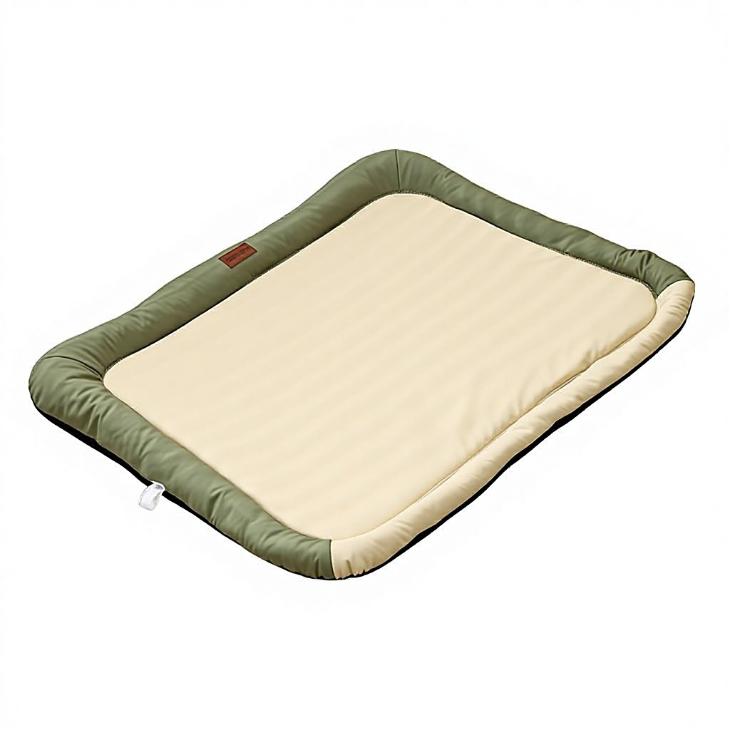 Coussin de canapé en cuir résistant beige vert