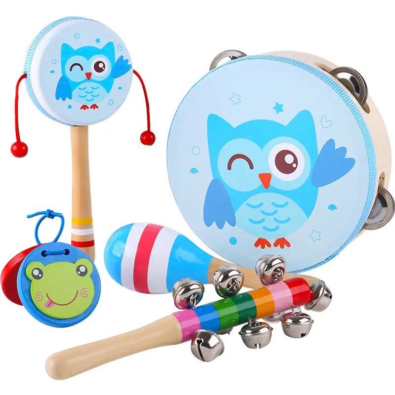 Houten Percussie Kids Muziekinstrumenten Educatief Muzikaal Speelgoed Voor Kinderen