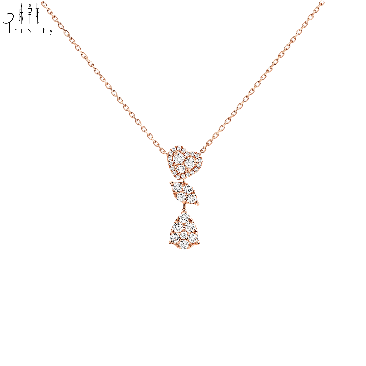 Or rose massif 18 carats