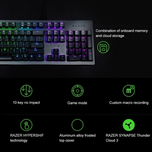 Razer Huntsman Tournament RGB Lighting Wired Gaming Mechanical <strong>Keyboard</strong>, Linear Optical Axis (Pink)