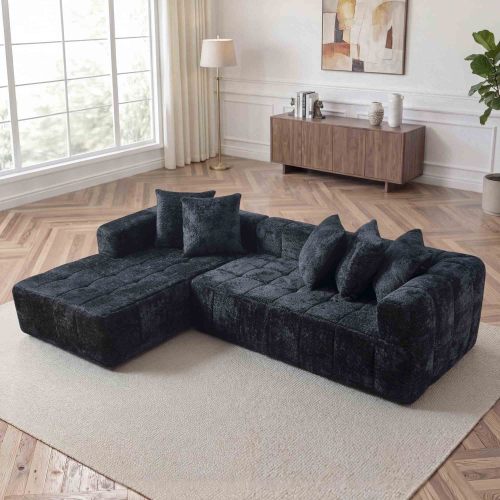 Black + Foam+Spring + 4 Seat