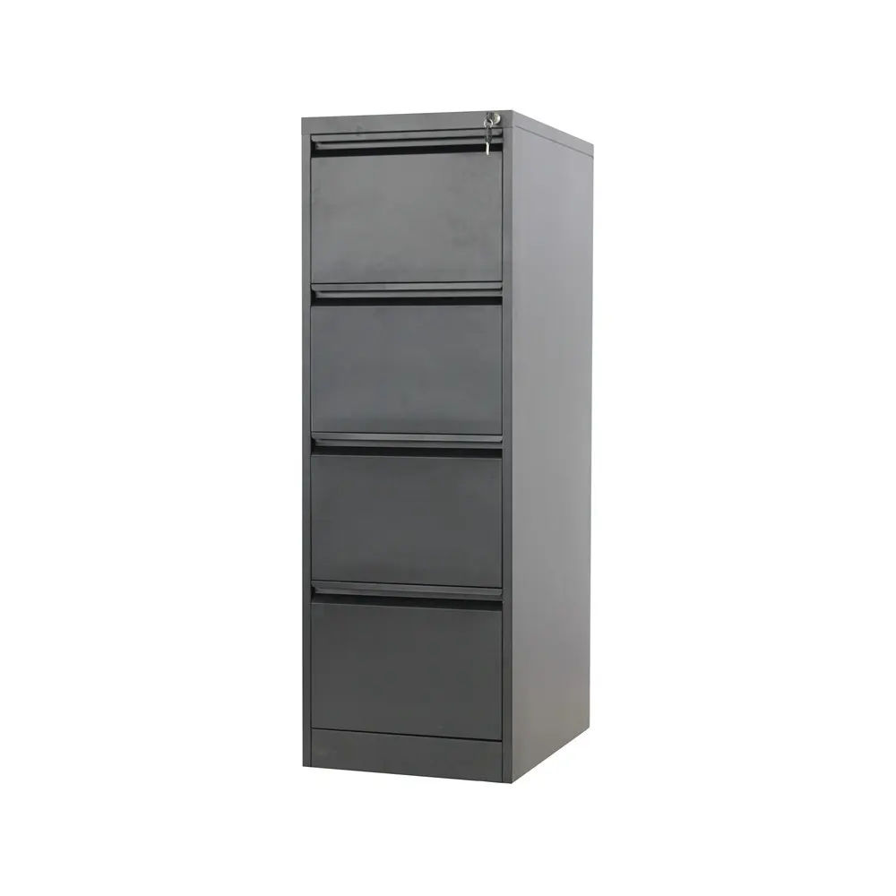 Vertical Four Drawers File Cabinet Office Furniture Filing Cabinet mit Lock A4/FC Hanging Steel Metal Modern Key Lock 0.5-0.8mm