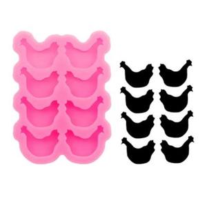 10788 DIY epoksi reçine Mini kalp/daire/altıgen/kelebek/kabuk/kaplumbağa/kahve fincanı/ilaç/dinozor küpe damızlık kalıp