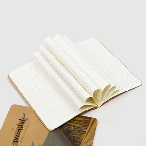 Bloc de notas A4 forrado en azul personalizado, papel compensado, tamaño de letra, Bloc de notas legal con Encuadernación perfecta, libro personalizable - Product Image 5