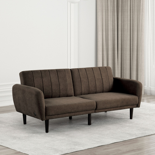 Marrón + Lino + Madera maciza