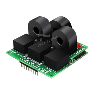 Módulo de medición trifásico bidireccional, medidor de kWh trifásico integrado CT 50A RS485 TTL a bordo, 1 unidad